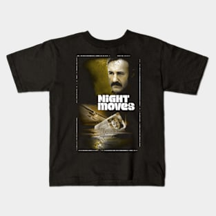 Film Noir Fashion Affair Moves Movie Tees, Embrace the Shadowy Allure of Gene Hackman's Detective Journey Kids T-Shirt